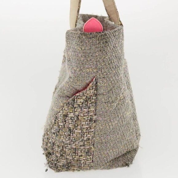 CHANEL Cambon Line Tote Bag Pink Gray CC - Picture 3 of 12